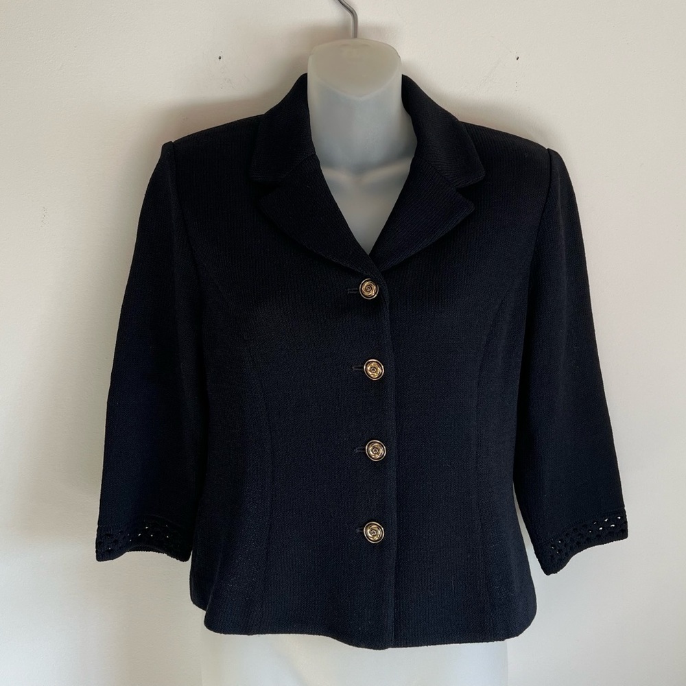 St John Collection Knit Jacket Top From the Real Real